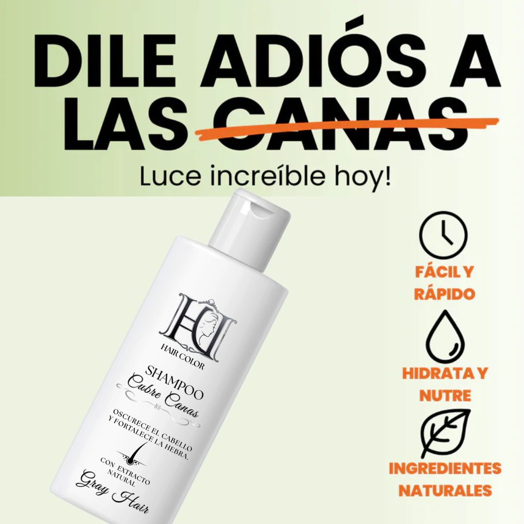Shampoo cubrecanas + obsequio